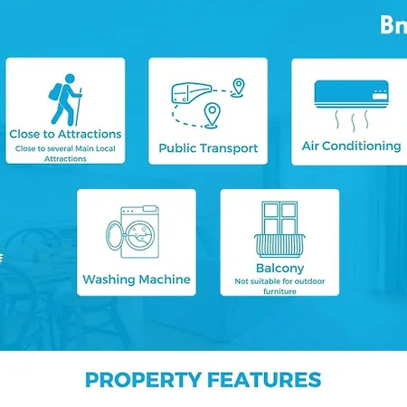 Living | 1br Flat With Ac Порту