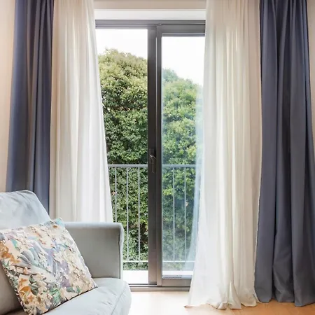Living | 1br Flat With Ac Appartement Porto