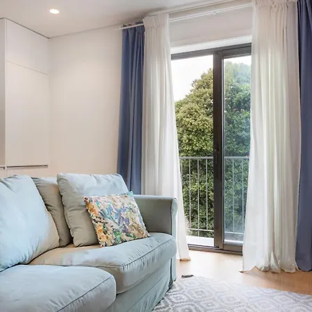 Living | 1br Flat With Ac Oporto
